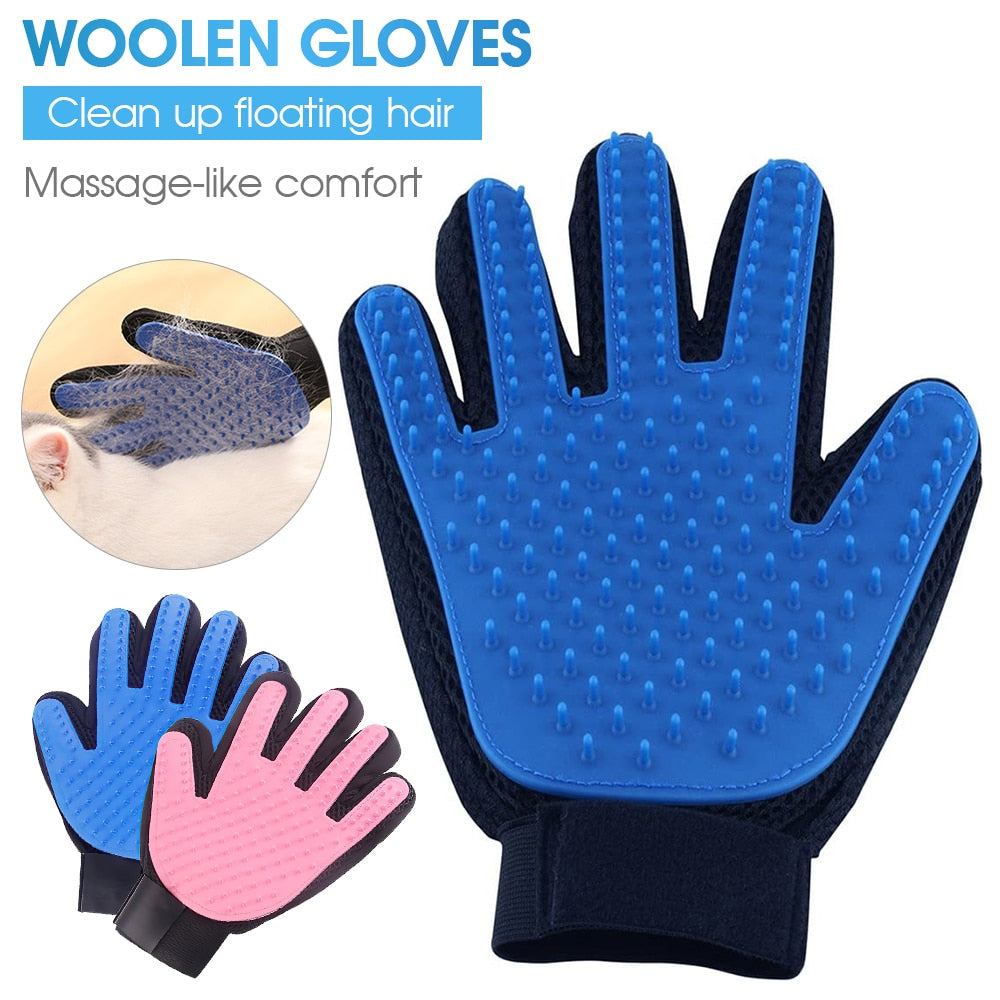 Pet Grooming Rubber Gloves