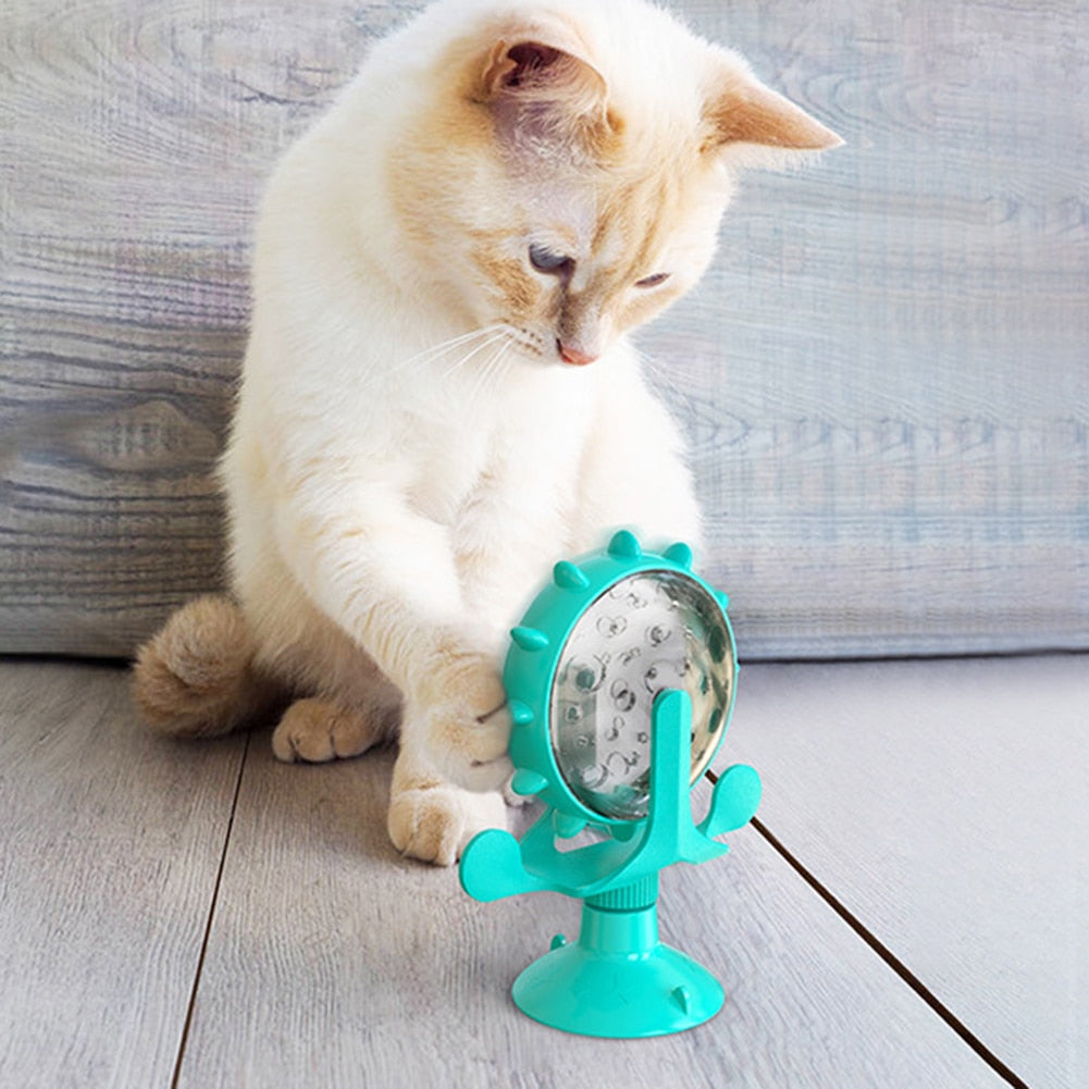 Cat Rotating Toy Feeder